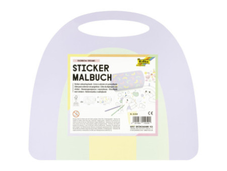 folia Cahier de coloriage avec stickers RAINBOW DREAMS