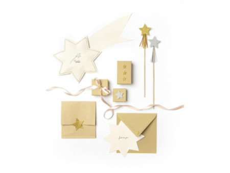 folia Sticker pailleté en caoutchouc mousse STARS CLASSIC