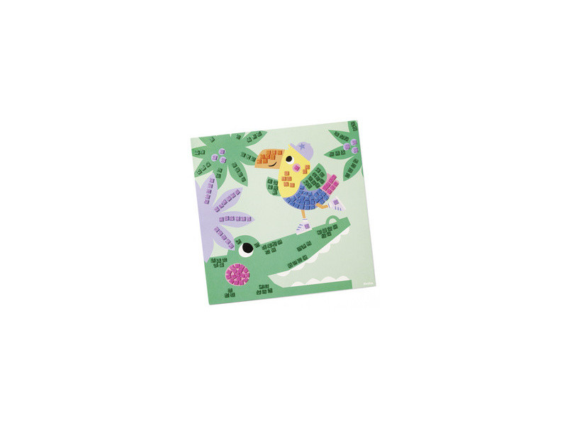 folia Mosaïque caoutchouc mousse 'JUNGLE FEVER', 301 pièces