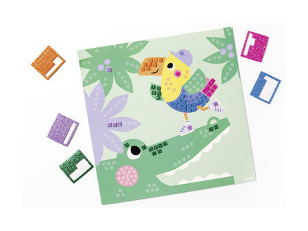 folia Mosaïque caoutchouc mousse 'JUNGLE FEVER', 301 pièces
