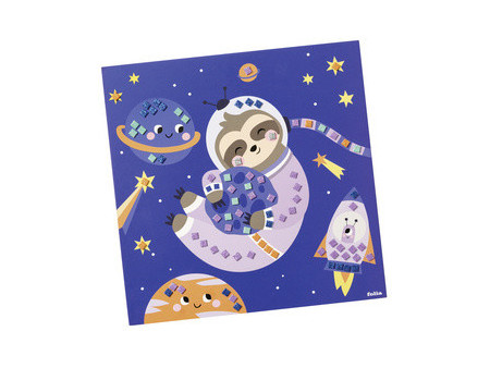 folia Mosaïque en caoutchouc mousse 'SPACE SLOTH' 301 pièces
