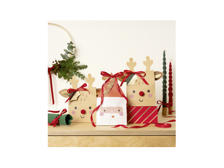 folia Kit pochettes-cadeaux de Noël 'Santa & Deer'