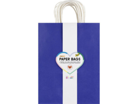 folia Sac en papier BASIC, taille: L, assorti