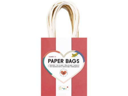 folia Sac en papier CLASSIC, taille: S, assorti