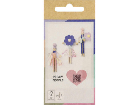 folia Pince à linge rétro, longueur: 110 mm, bouleau