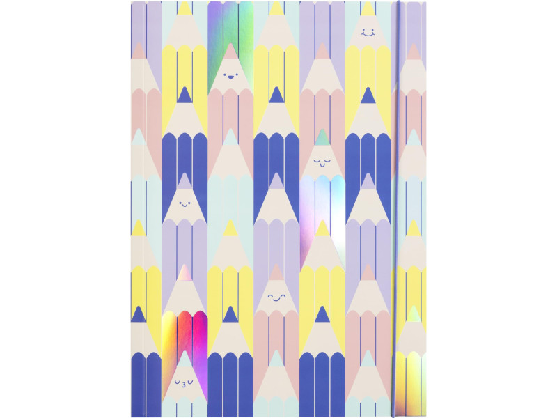 folia Carton à dessin HOTFOIL 'COLOURFULL PENCILS', A3