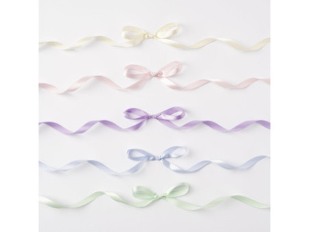 folia Set de rubans satin PASTEL, assorti