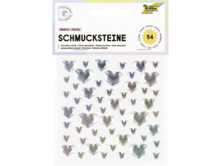 folia Pierre décorative HEARTS PASTEL, autocollant