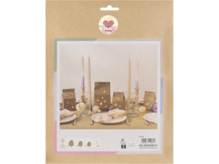 folia Set de boîtes-cadeaux 'Star gift boxes', papier kraft