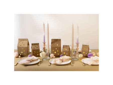 folia Set de boîtes-cadeaux 'Star gift boxes', papier kraft