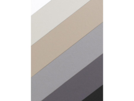 folia Bloc de papier et carton de couleur 'Shades of Grey'