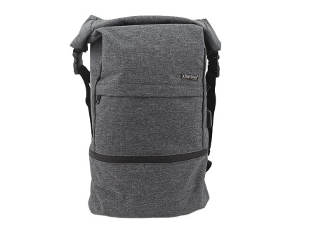 LiGHTPAK Sac à dos pour PC portable, polyester 600D, gris