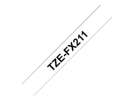 brother TZe-Tape TZe-FX211 Flexi-Tape cassette à ruban