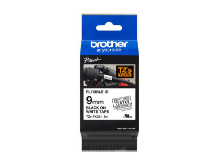 brother TZe-Tape TZe-FX221 Flexi-Tape cassette à ruban
