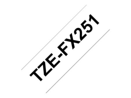 brother TZe-Tape TZe-FX251 Flexi-Tape cassette à ruban