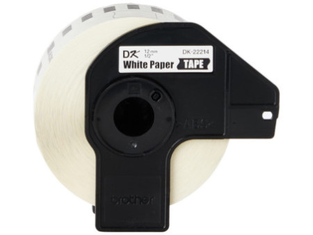 brother DK-22214 Etiquettes en continu papier, 12mm x 30,48m