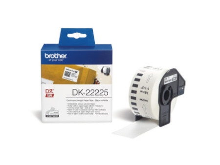 brother DK-22225 Etiquettes en continu papier, 38mm x 30,48m