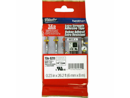 brother TZe-Tape TZe-S211 ruban extra solide,