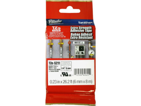 brother TZe-Tape TZe-S211 ruban extra solide,