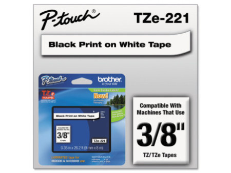 brother TZe-Tape TZe-S221 ruban extra solide,