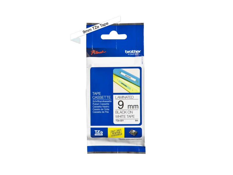 brother Cassette à bande TZe TZe-221, largeur de bande: 9 mm