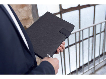 STOP Trieur rPET BALI, A4, PET recyclé, anthracite
