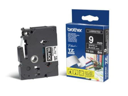 brother TZe-Tape TZe-325 cassette à ruban, Largeur: 9 mm