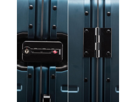 ALUMAXX Valise de voyage Gravity, en aluminium, bleu