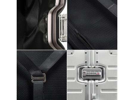 ALUMAXX Valise de voyage Gravity, en aluminium, argent