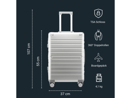 ALUMAXX Valise de voyage Gravity, en aluminium, argent