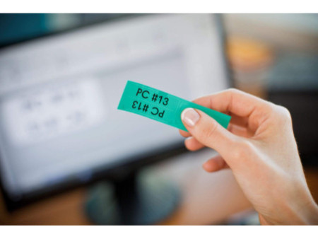 brother FLe-7511 Cassette à ruban, noir / vert