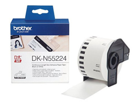 brother DK-N55224 Etiquettes en continu papier, 54mm x30,48m