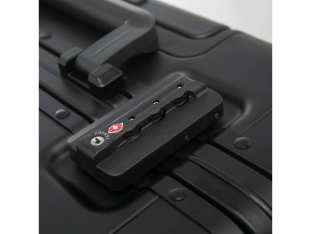 ALUMAXX Valise de voyage Overnight, entièrement en alu, noir