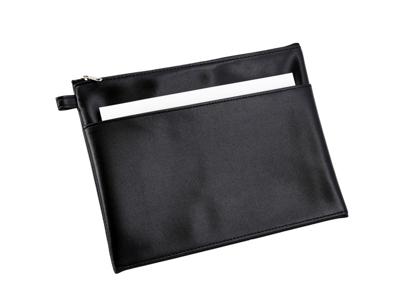 Alassio Sac de banque avec poche frontale, noir