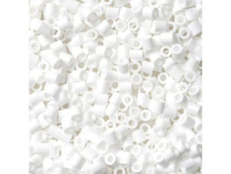Hama Perles à repasser midi, dans un sachet, blanc