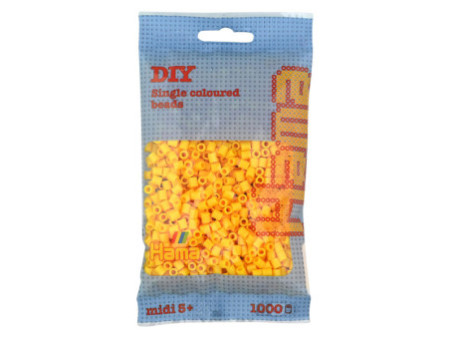 Hama Perles à repasser midi, dans un sachet, jaune
