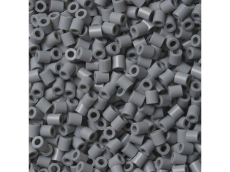 Hama Perles à repasser midi, dans un sachet, gris