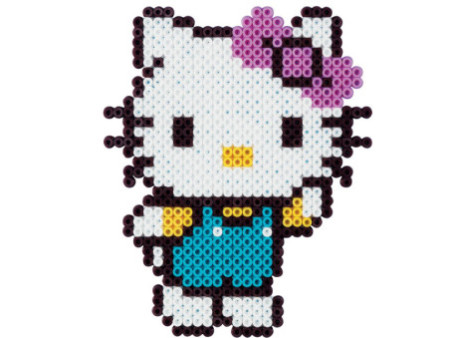 Hama Perles à repasser midi, en sachet, noir