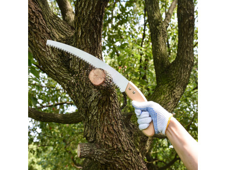TerCasa Scie de jardin manche en bois, longueur lame: 330 mm