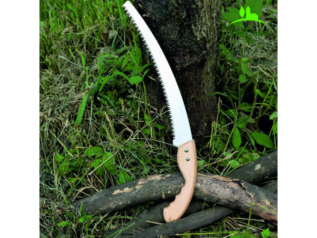 TerCasa Scie de jardin manche en bois, longueur lame: 330 mm