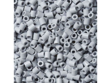 Hama Perles à repasser midi, dans un sachet, gris clair