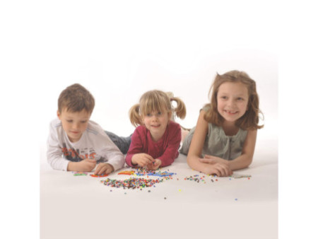 Hama Perles à repasser midi, dans un sachet, gris foncé