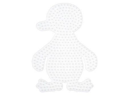 Hama Plaque pour perles midi 'Pingouin', blanc