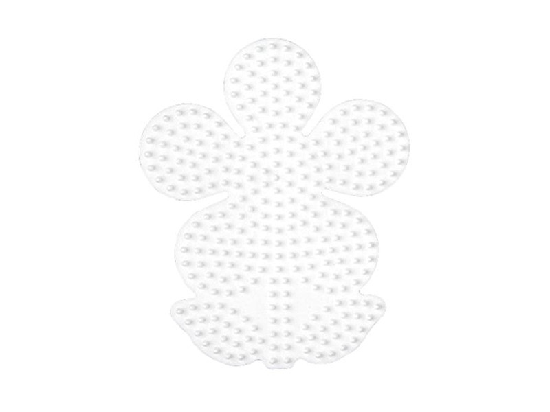 Hama Plaque pour perles midi 'Fleur', blanc