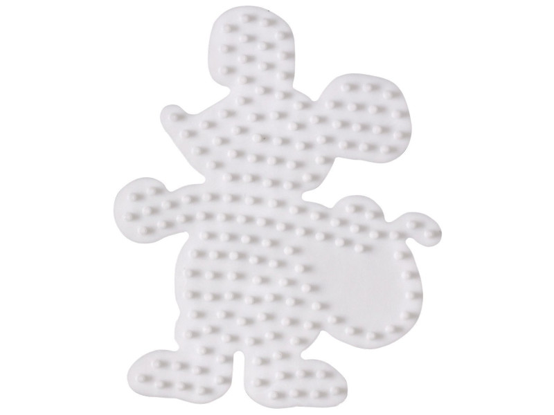 Hama Plaque pour perles midi 'Souris', blanc