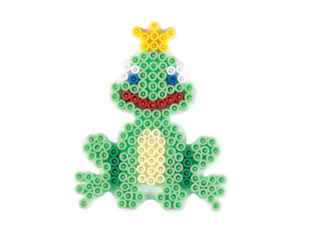 Hama Plaque pour perles midi 'Petite grenouille', blanc