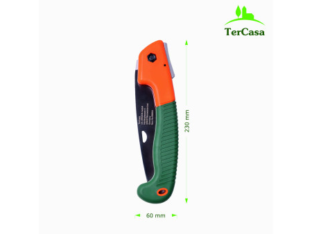 TerCasa Scie pliante avec manche Softgrip, lame: 160 mm