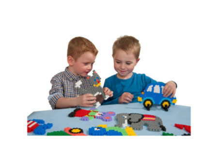 Hama Perles à repasser maxi + plaque 'animaux rapants',boîte