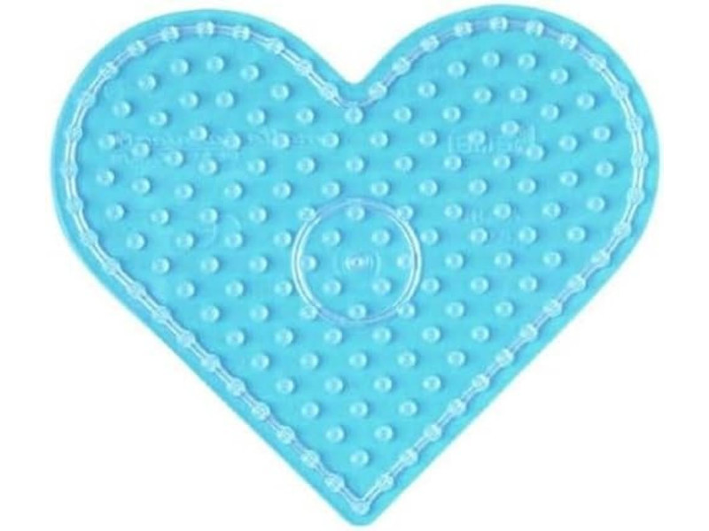 Hama Plaque pour perles à repasser 'Coeur', transparent