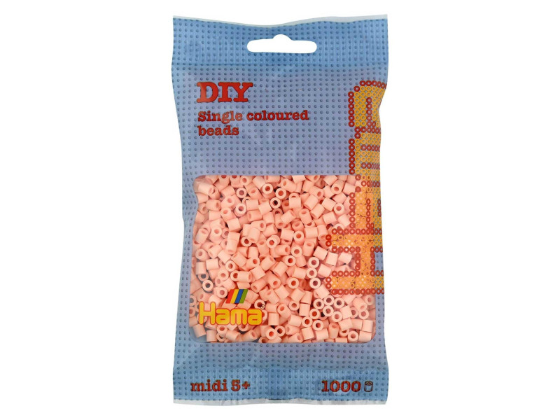 Hama Perles à repasser midi, sachet, couleur chair claire